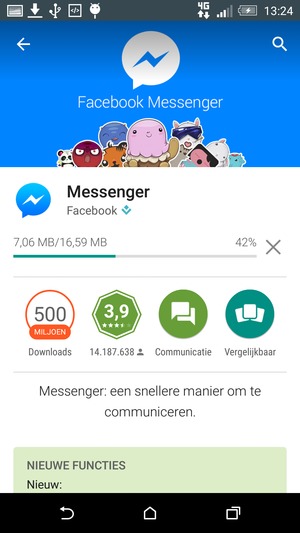Wacht tot het installatieproces beëindigd is