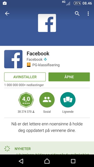 Velg ÅPNE