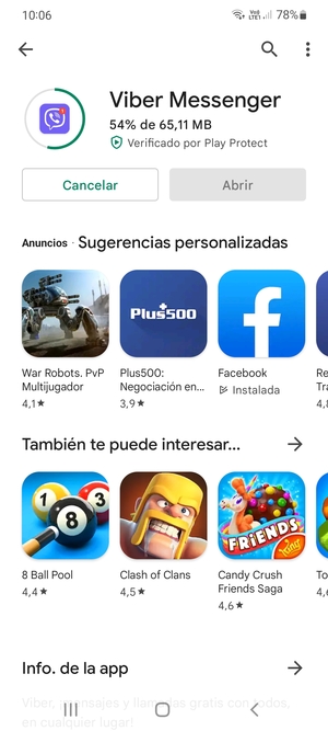 Espere a que el proceso de instalación finalice