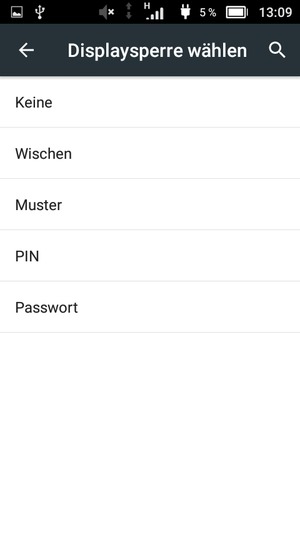 Wählen Sie Muster