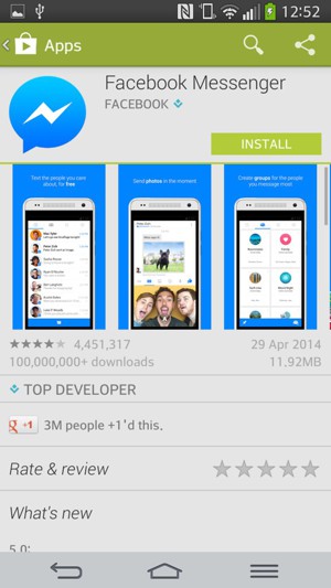 Select INSTALL