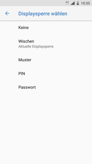 Wählen Sie Muster
