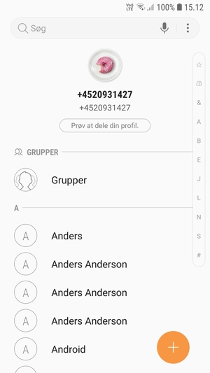 Vælg Menu-knappen