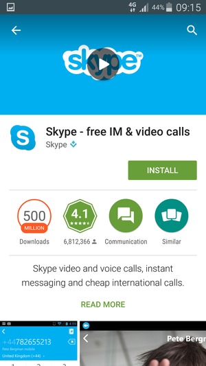 Select INSTALL