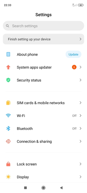 Select SIM cards & mobile networks