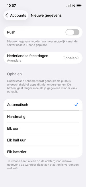 Schakel Push uit