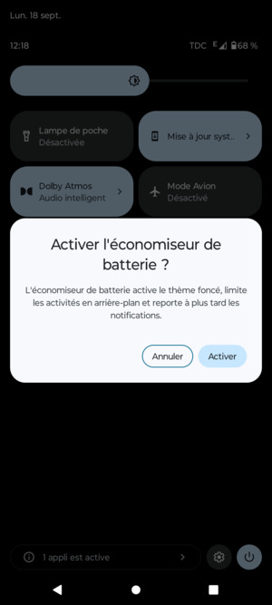 Sélectionnez Activer