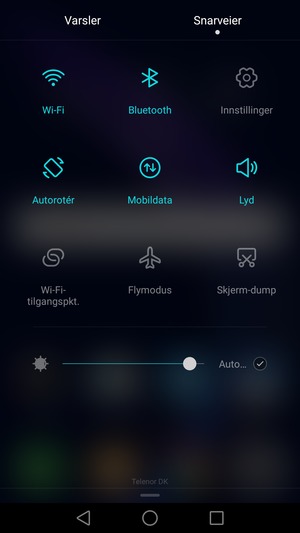 Slå av Wi-Fi og Bluetooth