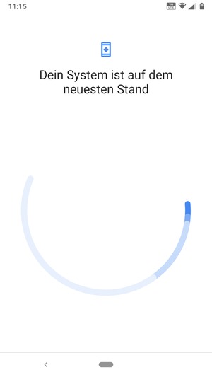 Warten Sie, bis die Suche abgeschlossen ist