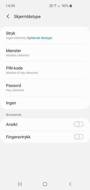 Velg Mønster