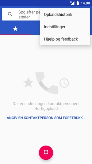 Vælg Indstillinger