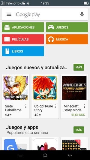 Seleccione la barra de Búsqueda