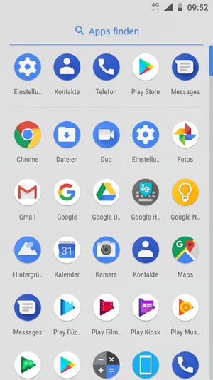 Wählen Sie Einstellungen
