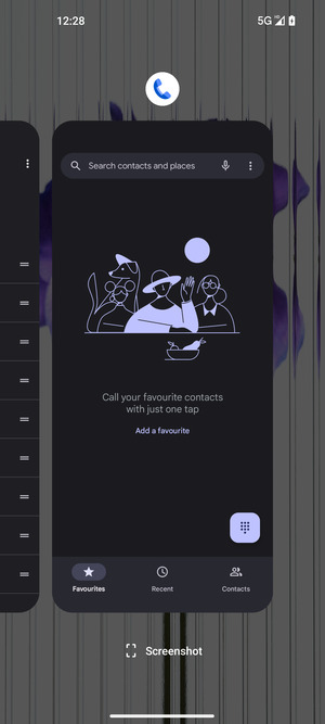 Swipe apps up to close them