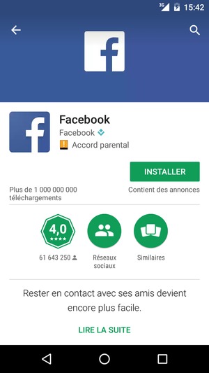 Sélectionnez INSTALLER