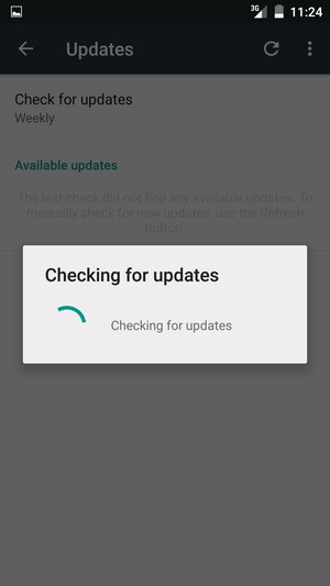 Wait for the search to finish