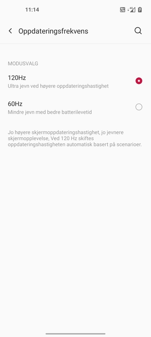 Velg 60Hz