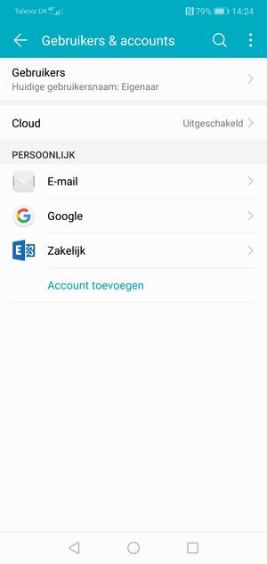 Selecteer Google
