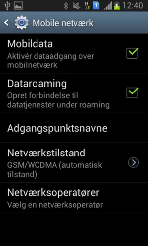 Vælg Adgangspunktsnavne