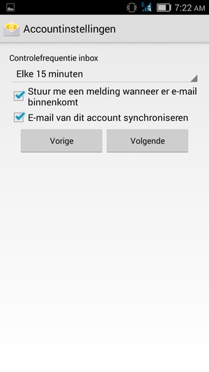 Selecteer Volgende