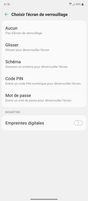 Sélectionnez Schéma