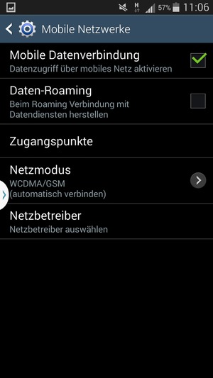 Wählen Sie Zugangspunkte