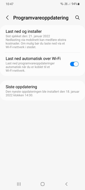 Velg Last ned og installer
