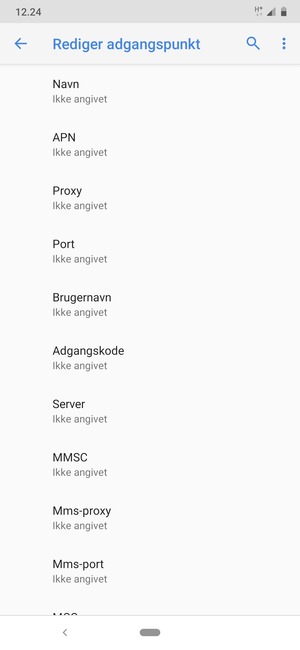 Indtast MMS-oplysninger