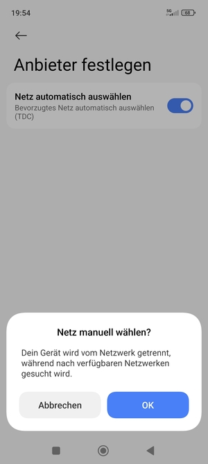 Wählen Sie OK