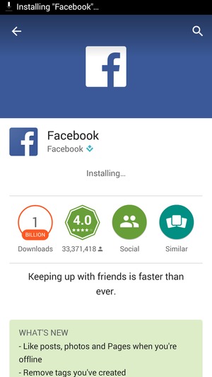 Wait for the installation process to finish