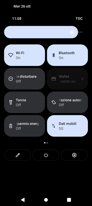 Disattiva Wi-Fi e Bluetooth