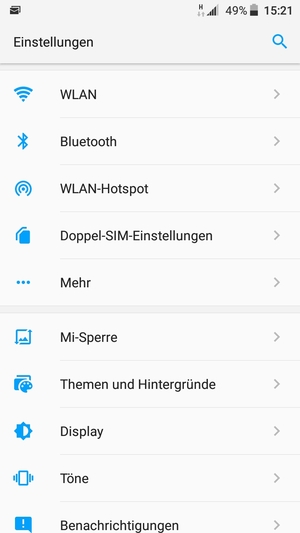 Wählen Sie WLAN