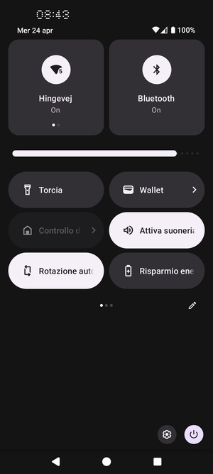 Disattiva Wi-Fi e Bluetooth