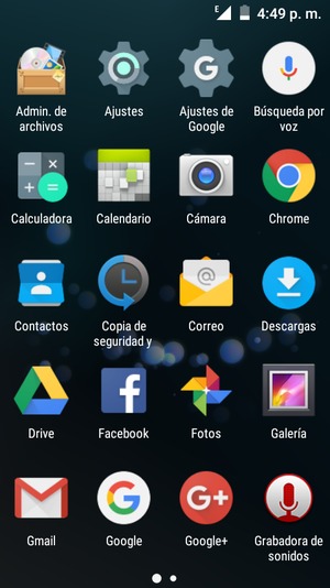 Seleccione Ajustes