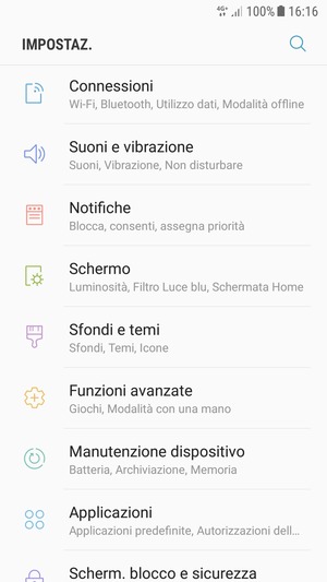 Seleziona Connessioni