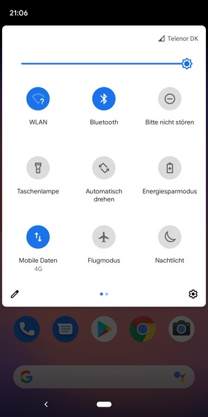 Schalten Sie WLAN und Bluetooth aus