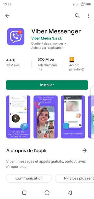 Sélectionnez Installer
