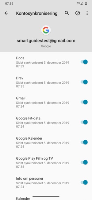 Vælg Menu-knappen