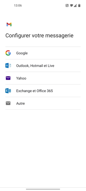 Sélectionnez Autre