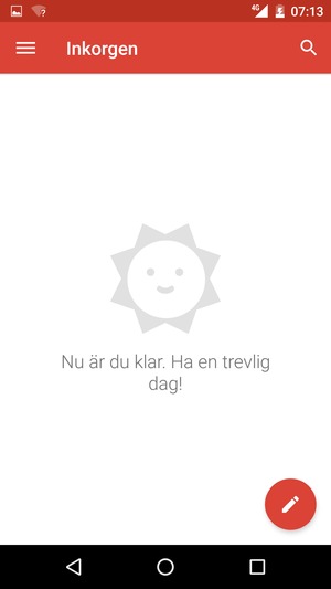 Ditt konto är redo att användas
