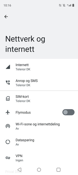 Velg SIM-kort