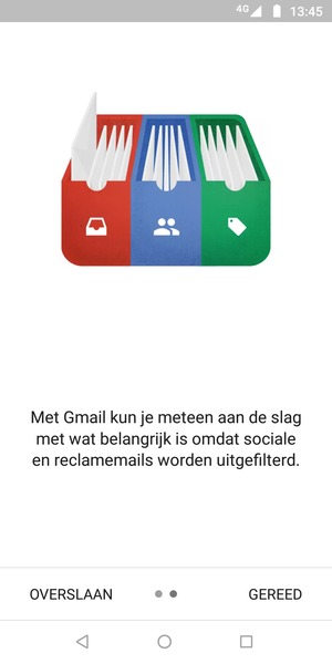 Selecteer GEREED
