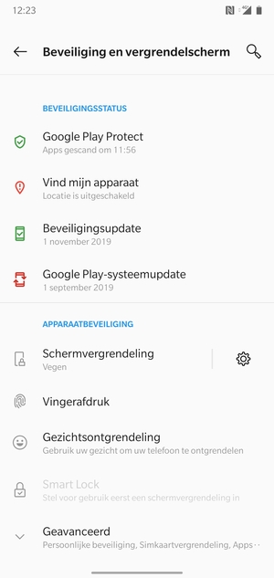 Selecteer Geavanceerd