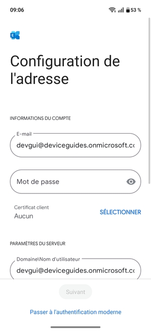 Saisissez votre mot de passe