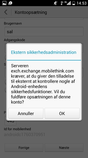 Vælg OK