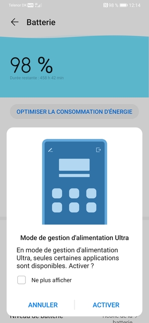 Sélectionnez ACTIVER