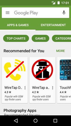 Select the Search bar