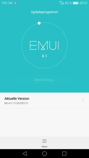 Warten Sie, bis die Suche abgeschlossen ist