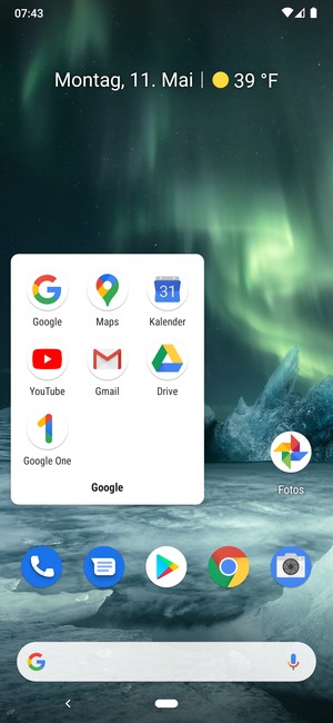 Wählen Sie Gmail