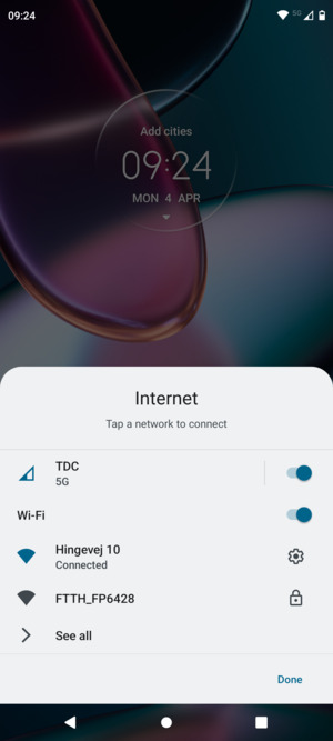 Turn off Wi-Fi
